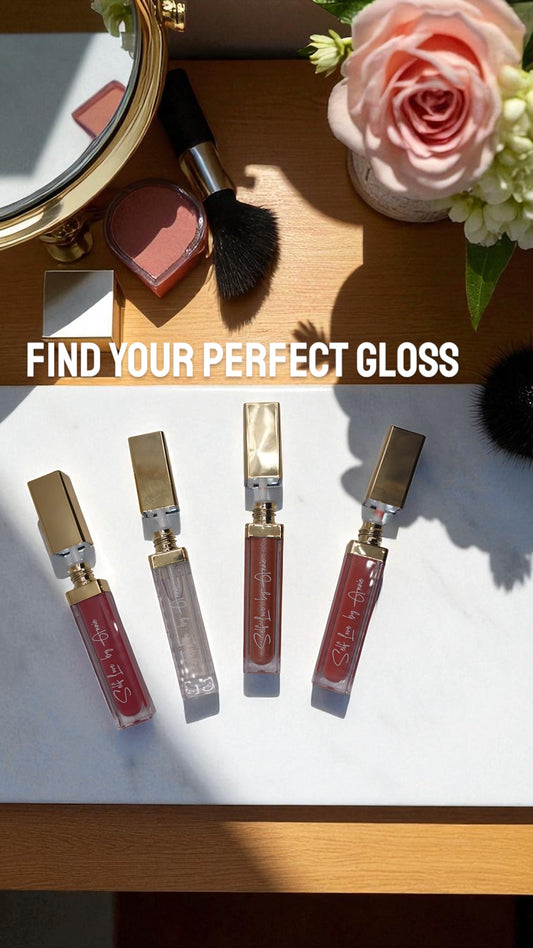 Popular Gloss with built-in light and mirror