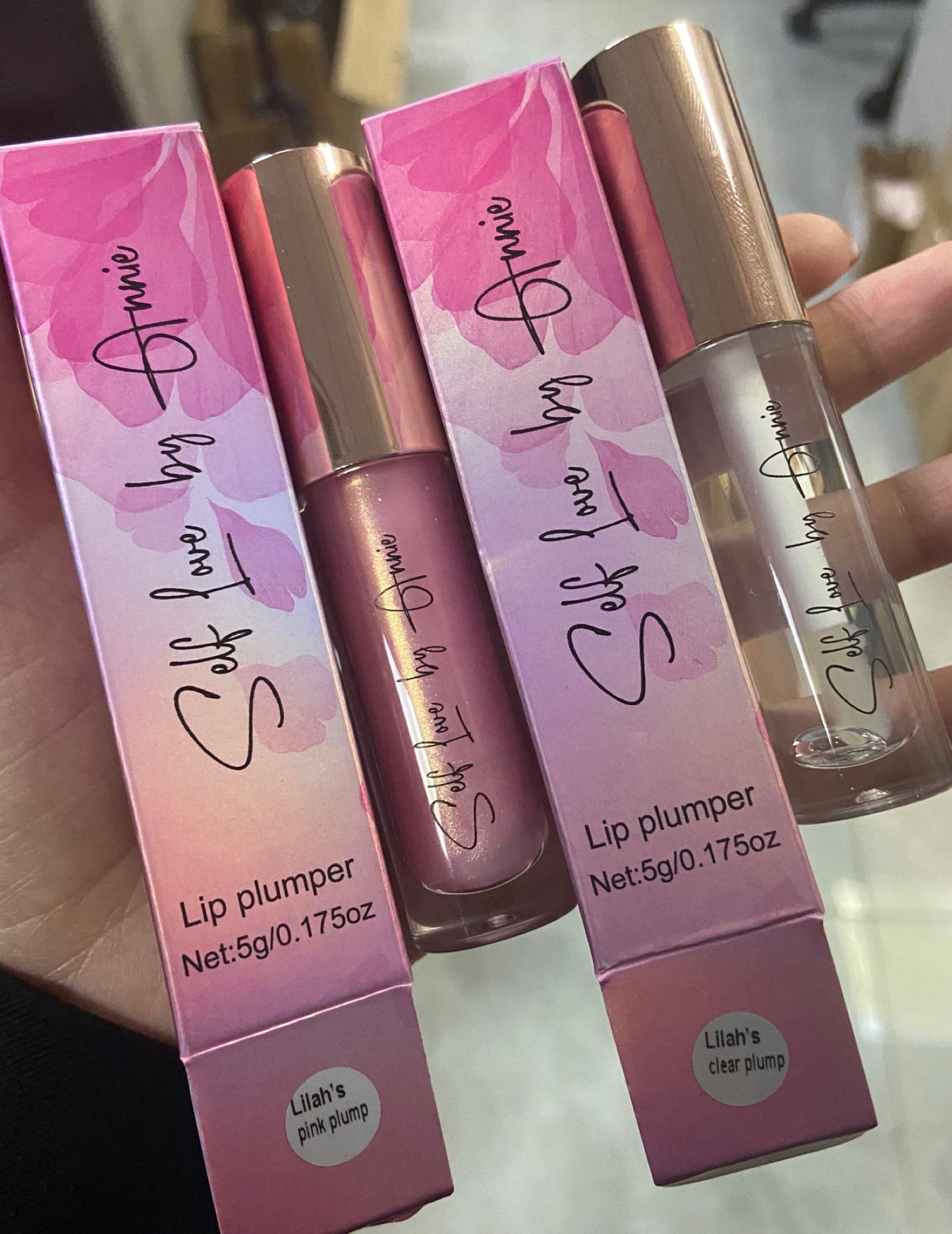 Lilah’s Pink Lip Plumper Gloss